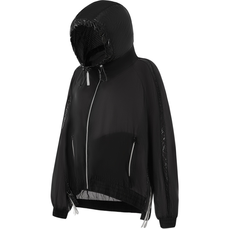 波司登2021年新款皮肤衣女款短外套连帽户外基础百搭B10523100