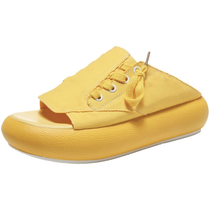 狄恩纪拖鞋女可爱ins厚底百搭松糕沙滩鞋2019新款夏季外穿学生女拖