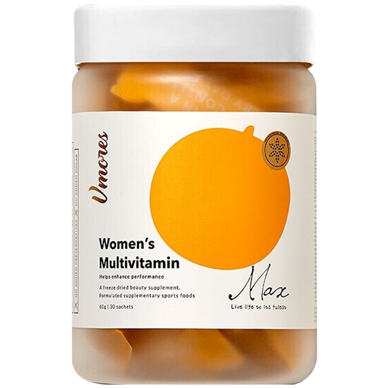 [效期至2022-5-18]Vmores 维多氏 Max 女性复合维他命冻干 维生素冻干 60g(30包)膳食营养补充剂