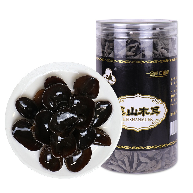 一品爽 精选黑木耳180g 黑山木耳 肉厚无根 单片小碗耳 山珍南北干货菌菇类