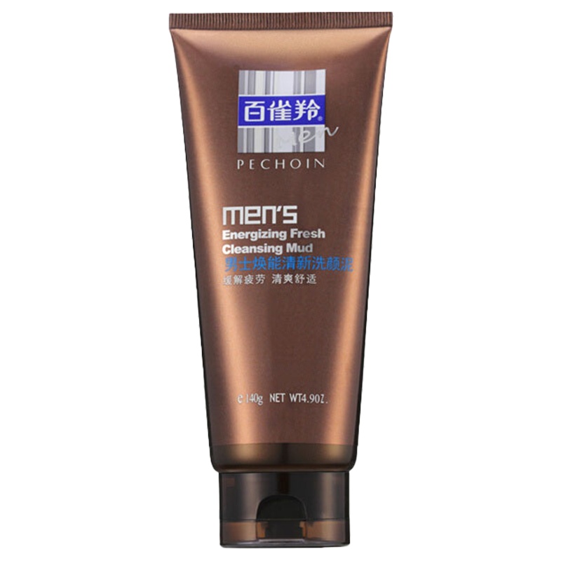 百雀羚(PECHOIN)男士焕能清新洗颜泥140g(通用 各种肤质 洁面泥)