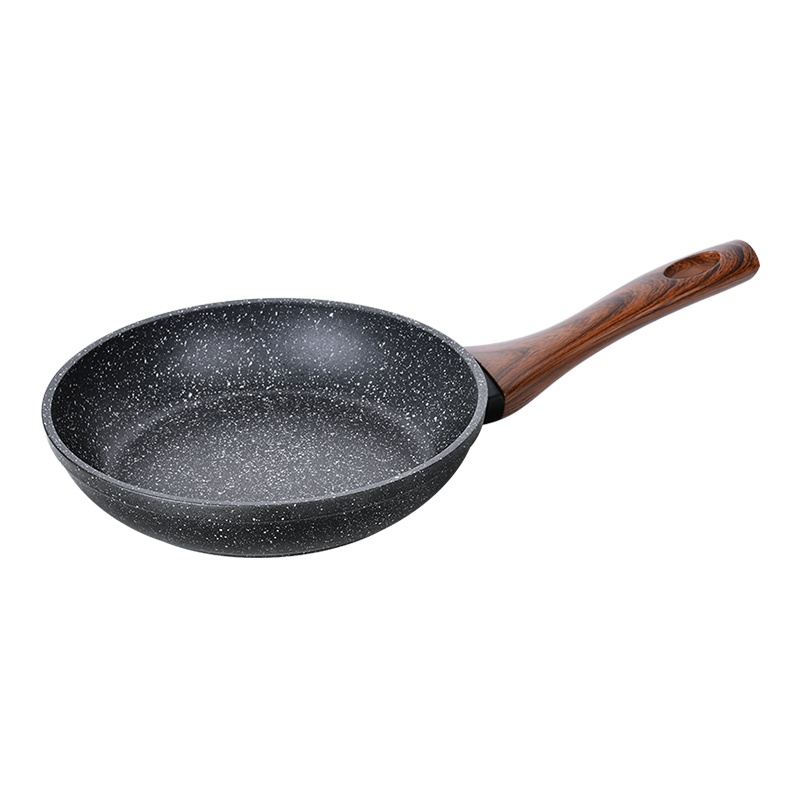 乐扣乐扣平底锅不粘锅多功能牛排锅 鸡蛋麦饭石不粘锅煎锅20CM