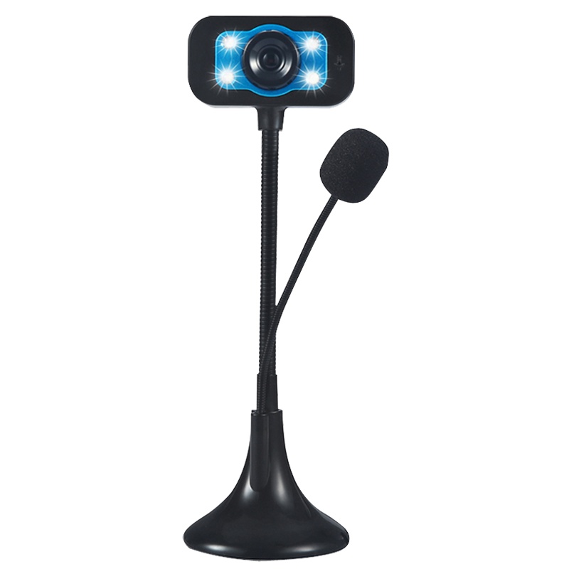 启融免驱usb外摄像头带麦克风话筒电脑用台式笔记本一体机高清美颜视频网课教学上课专用智能摄像机视屏直播设备