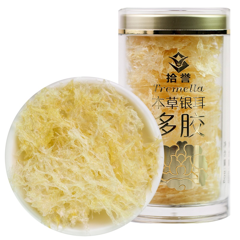 拾誉金糯耳80g多胶本草银耳古田白木耳农家无熏硫雪耳丑耳福建干货特产 雪燕莲子羹材料