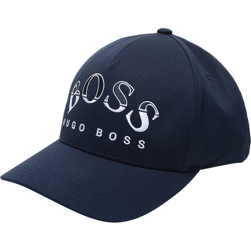HUGO BOSS 雨果博斯 男士 织物棒球帽鸭舌帽帽子 50430118