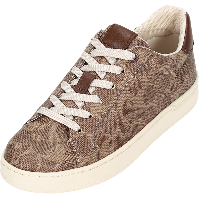 COACH 蔻驰 女士 专柜款涂层帆布系带休闲运动鞋板鞋 G5061