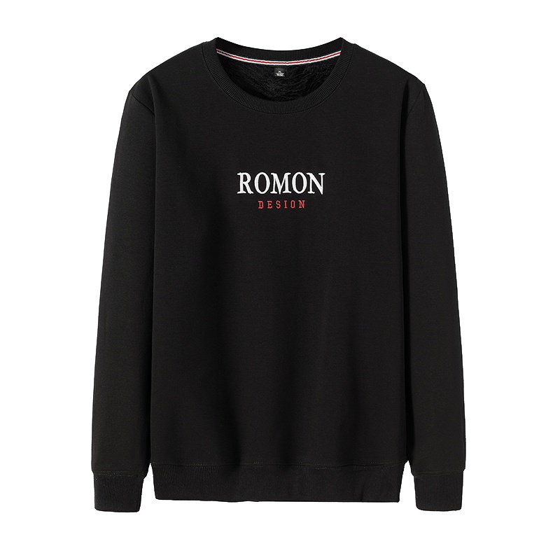 罗蒙(ROMON)春季男士休闲舒适纯棉卫衣 22J6588