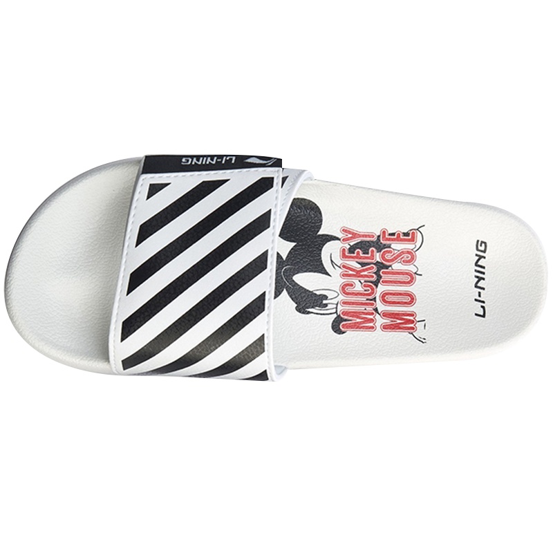李宁男凉鞋X迪士尼联名米奇情侣款拖鞋