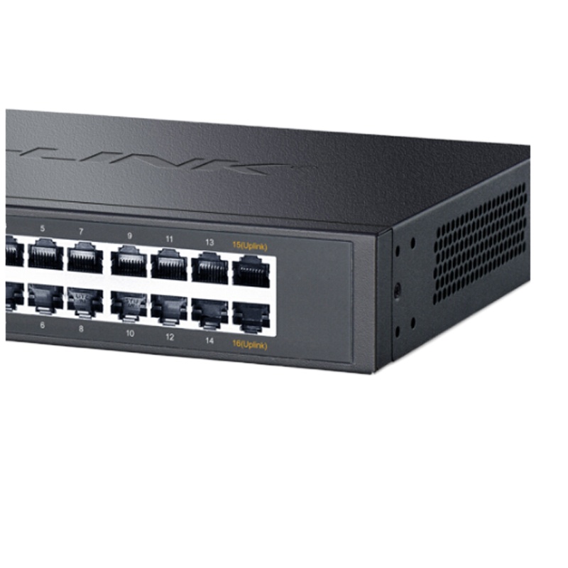 TP-LINK TL-SG1016DT 16口全千兆网络交换机高速网线分线器分流家用商用企业级