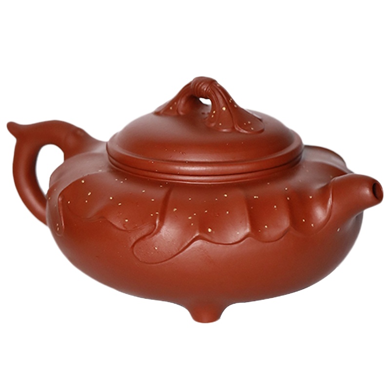 『民族风▪裙花』 宜兴紫砂壶茶壶送礼佳品 嵇芳老师 原矿朱泥 250cc