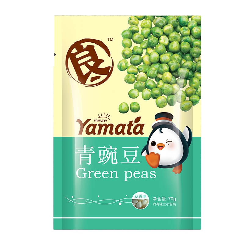 SQ ZH良一 蒜香味青豆70g*3袋