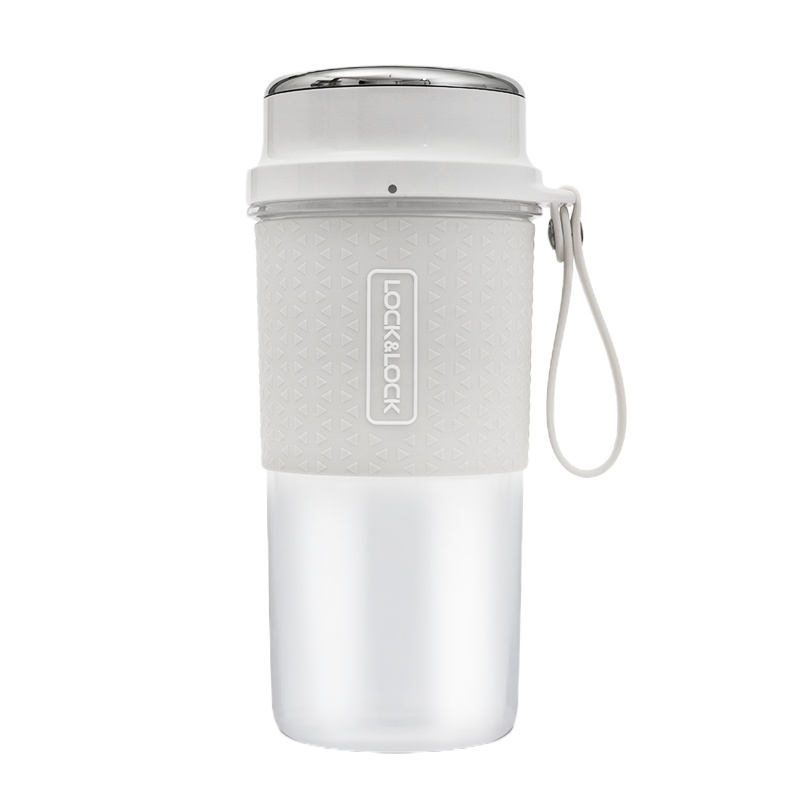 乐扣乐扣(LOCK&LOCK)迷你榨汁机搅拌机 便携式榨汁杯果汁杯 EJJ322WHT 白色 300ml