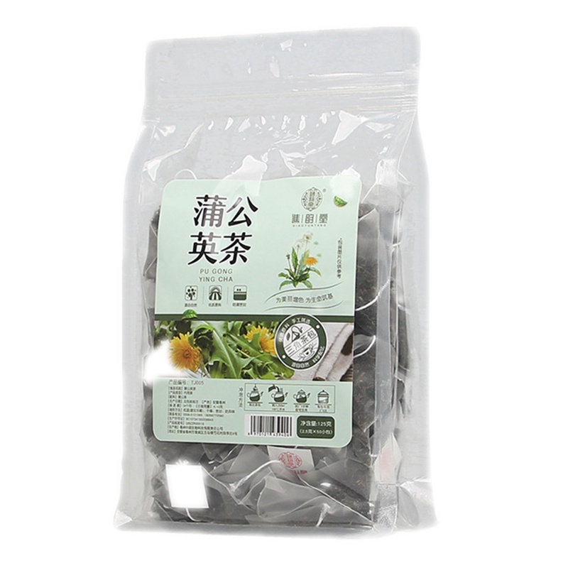 谯韵堂蒲公英125g量贩装50小包三角包茶谷谷丁婆婆丁根黄花苗蒲公英白鼓丁茶花草茶