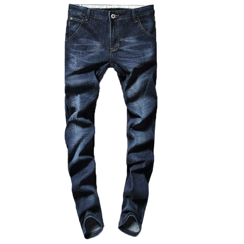 李维犀牛(LEEVIRHINO)2021秋冬新款男士牛仔裤弹力猫爪舒适透气直筒时尚潮流男士牛仔裤长裤子