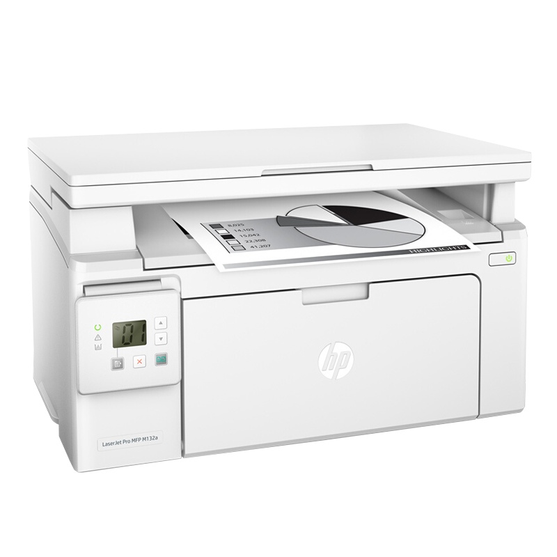惠普（HP） M132a 黑白激光多功能一体机（打印、复印、扫描） (单位：台）