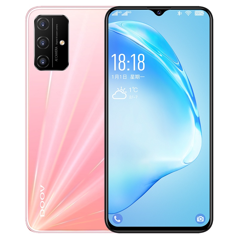 朵唯M40pro全网通智能手机学生价游戏水滴全面屏安卓备用千元大屏电信双卡双待指纹人脸老人老年非5g曲面手机