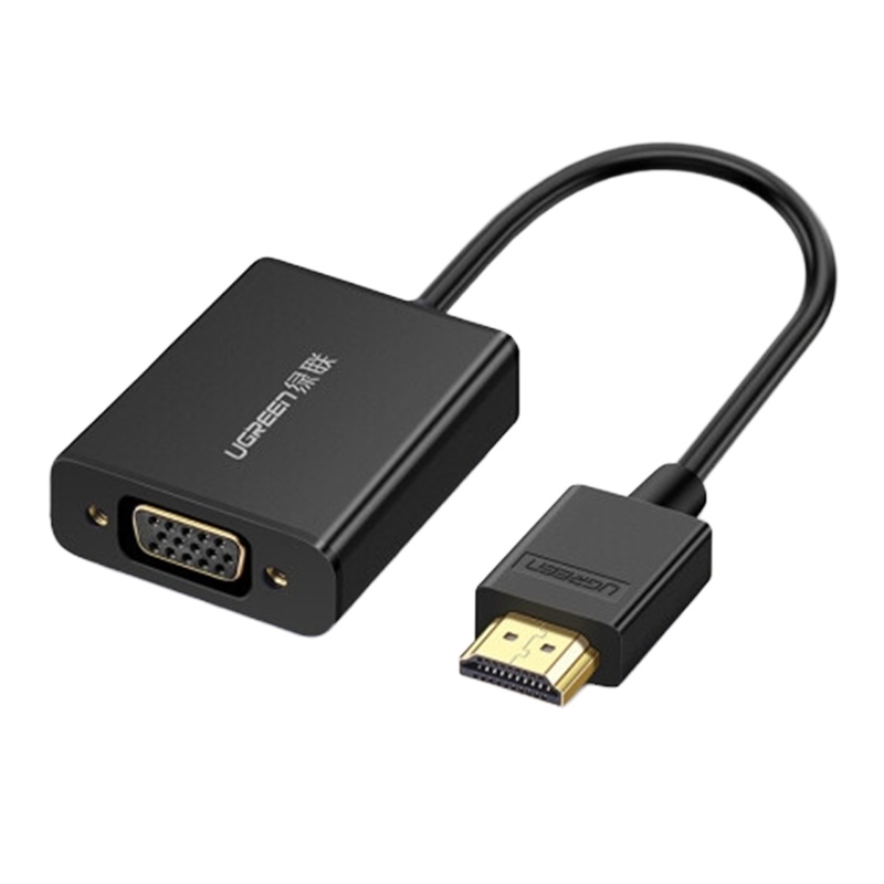 绿联 VGA转HDMI线转换器带音频接口