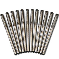 得力S43中性笔0.38mm全针管 黑