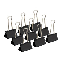 晨光(M&G) ABS92733 Eplus黑色长尾夹41mm 24只/筒 10筒起订 单筒价格