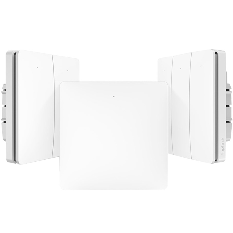 领普科技linptech智能墙壁开关 TM精灵语音控制无线自发电86开关面板免布线无需网关