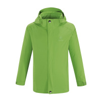 KAILAS凯乐石童装新款户外保暖防风防水净色运动冲锋衣单件冲锋衣