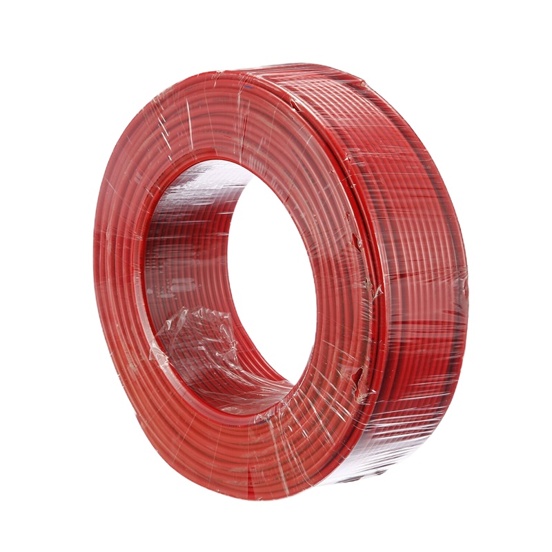 金山 电线电缆 国标单芯多股塑铜软线BVR4平方毫米 绿 100米/盘