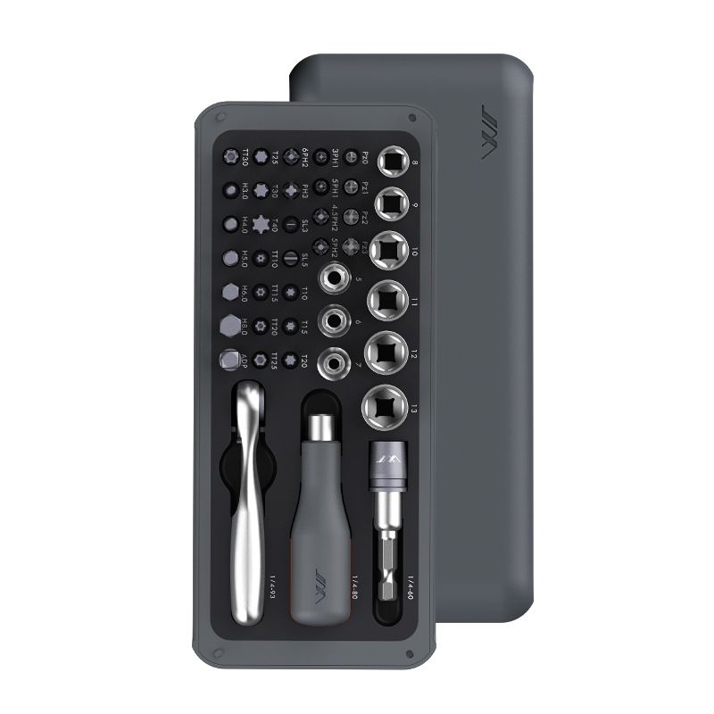 吉米家居家用螺丝刀套装套筒多功能维修工具棘轮螺丝刀扳手旋具套装JM-GNT41