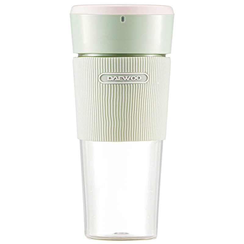 大宇(DAEWOO)便携式果汁杯 ZB2 榨汁机 便携式充电榨汁杯 家用户外出游鲜榨果汁机料理机(绿色)