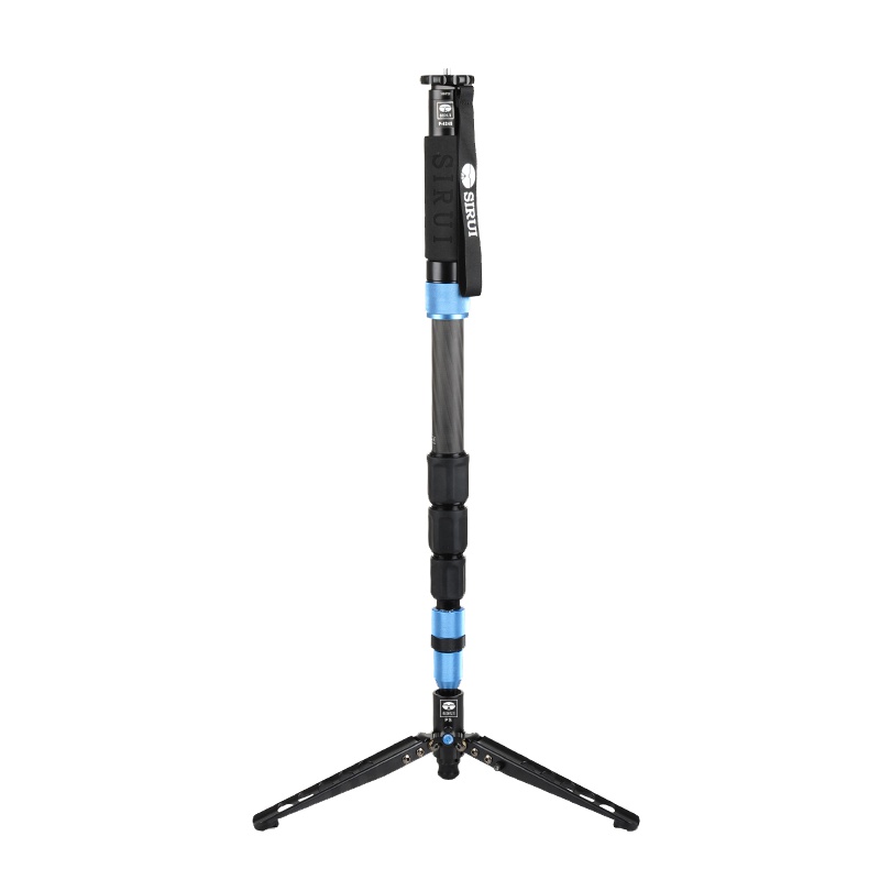 思锐(SIRUI)P424SR 独脚架 单反相机摄影便携三脚架 碳纤维自立式单脚架