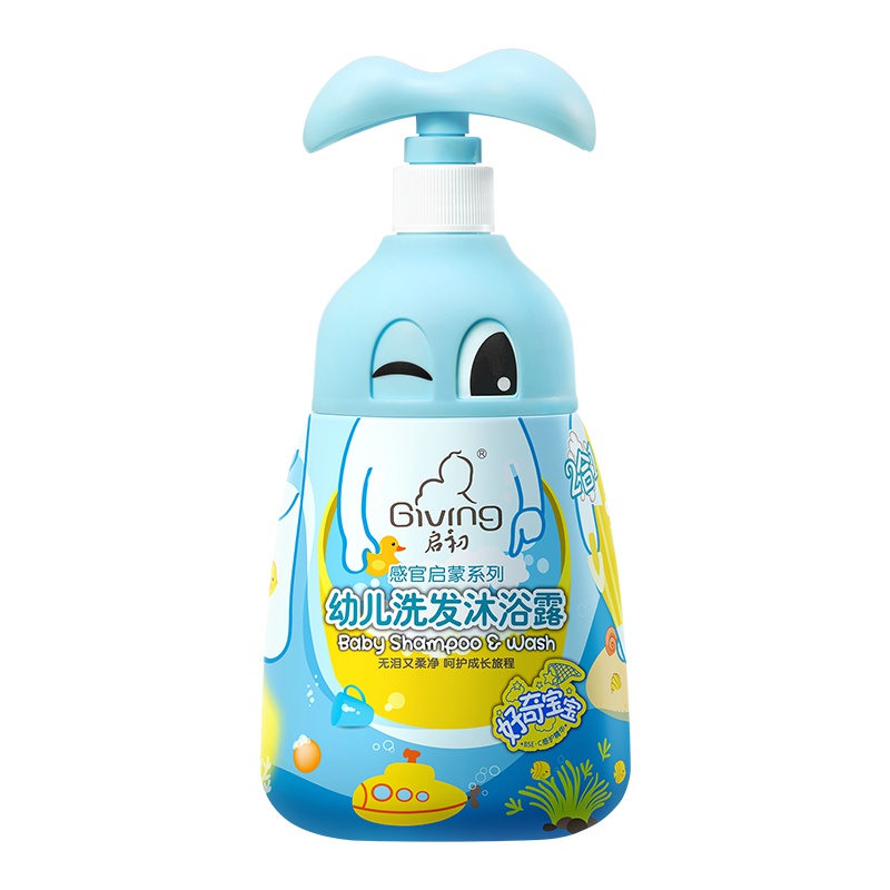 启初幼儿洗发沐浴露(好奇宝宝)580ml