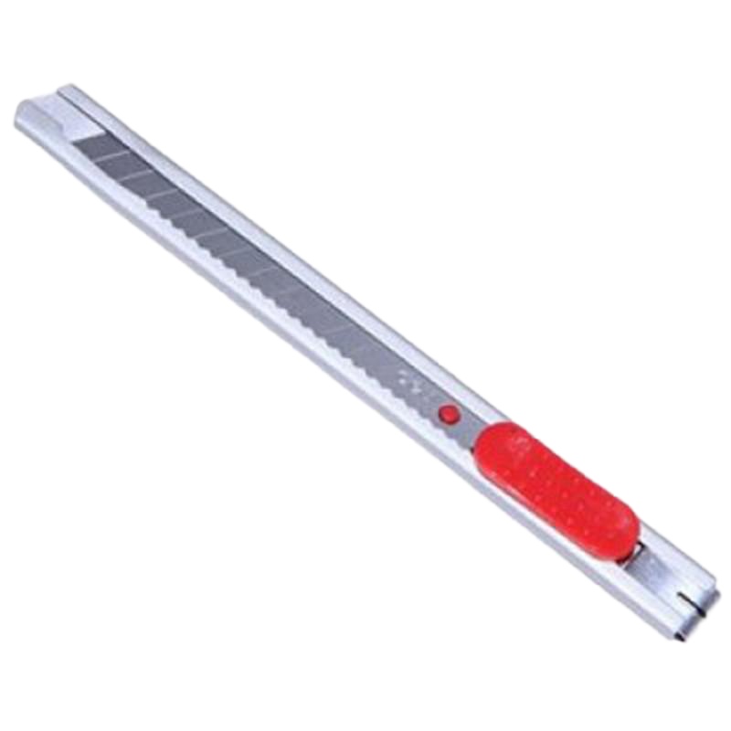 得力2053小号金属外壳美工刀 裁纸刀