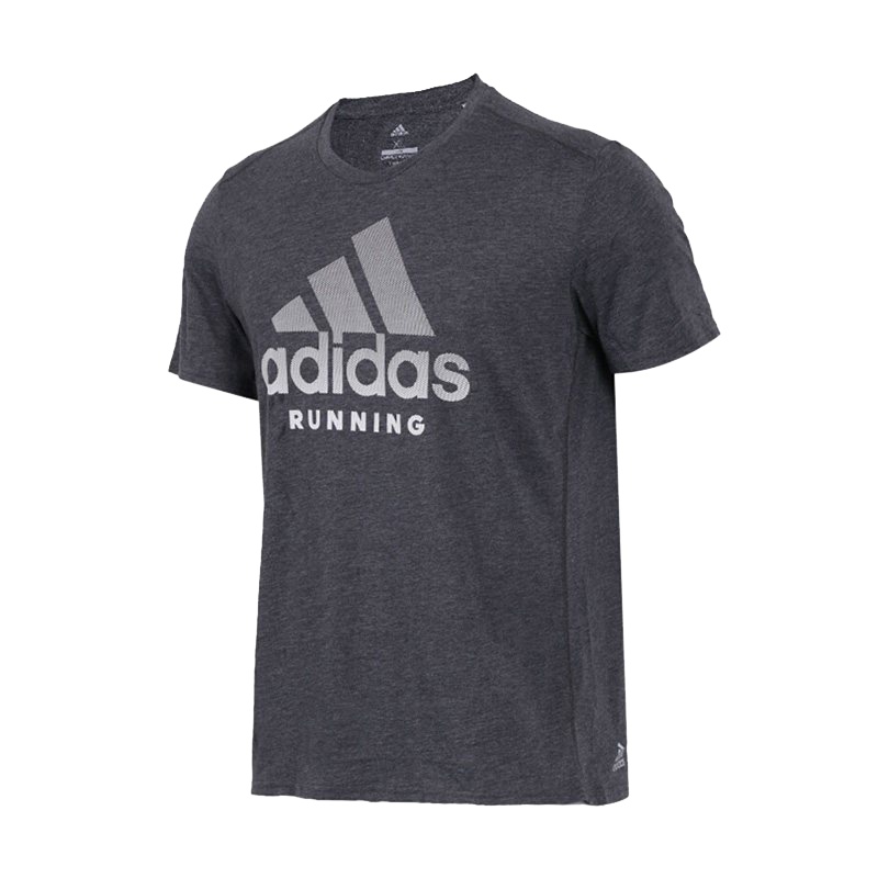 阿迪达斯(adidas)夏季男子跑步训练休闲透气运动短袖T恤 DJ3019