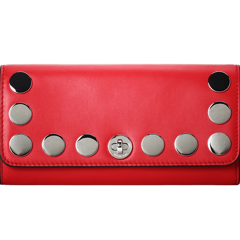 Michael Kors/迈克·科尔斯 女士铆钉长款钱夹32S7SR7F3L