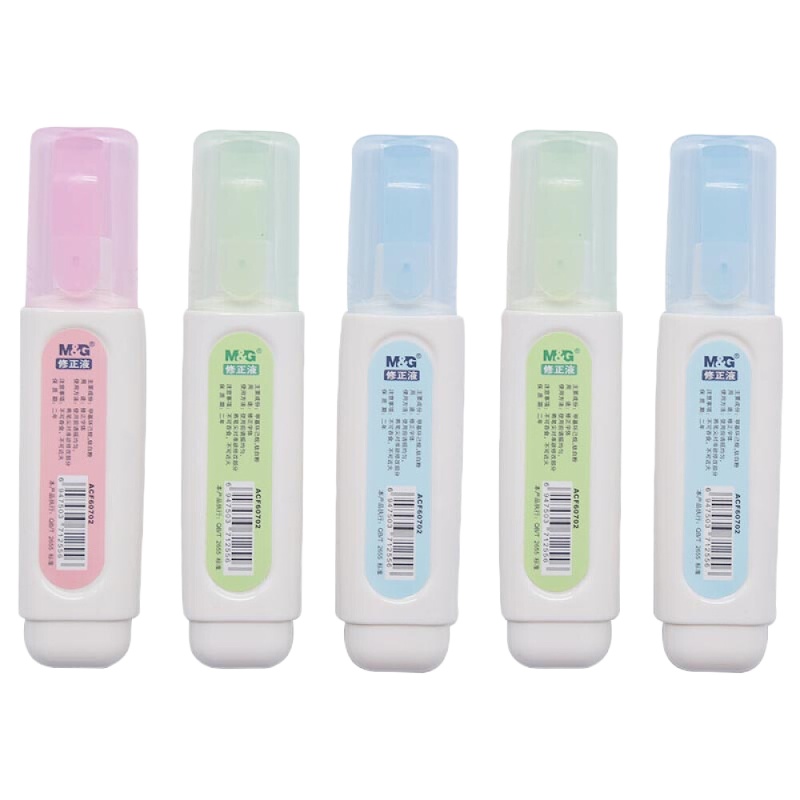 晨光(M&G)修正液 涂改液 改正液 学生改错 学生文具 办公用品 12ml大容量 T6072 6瓶装