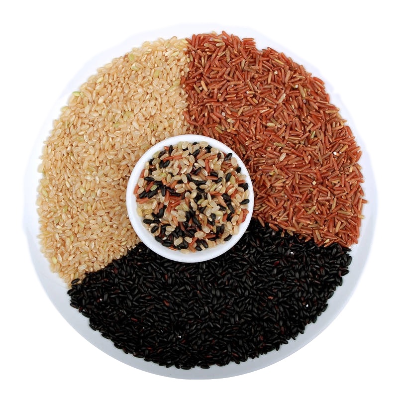 三色糙米1斤装粗粮五谷杂粮饭黑米红米