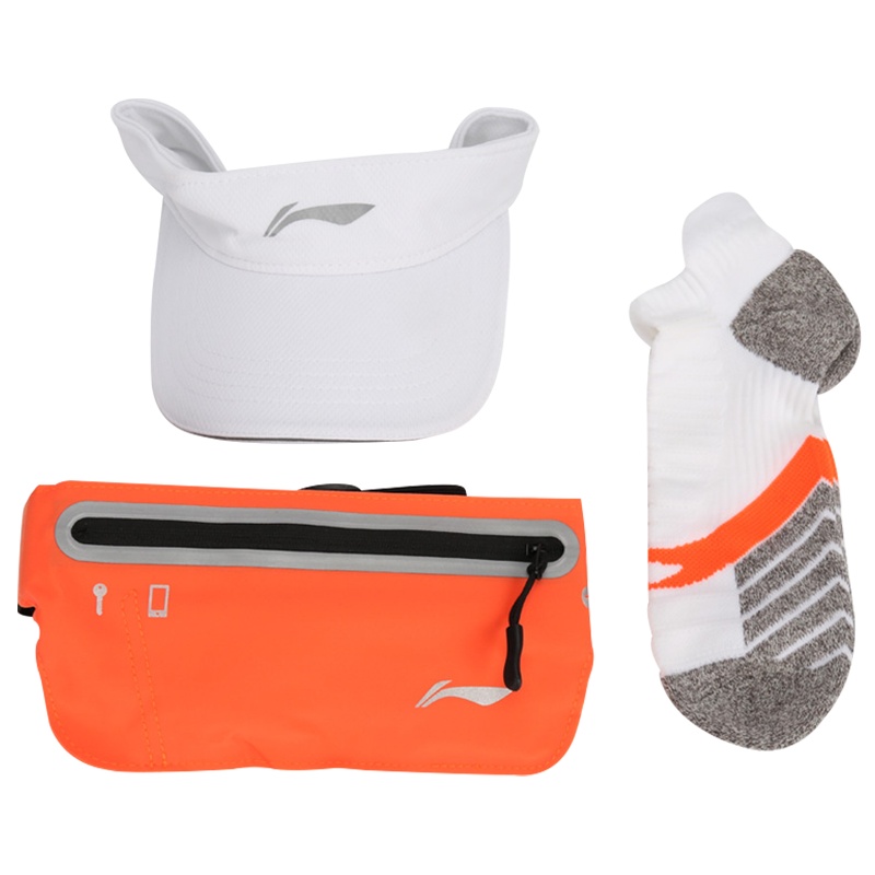 李宁(LI-NING)正品背包春季防水反光单肩背包腰包斜跨包男女学生休闲时尚旅行