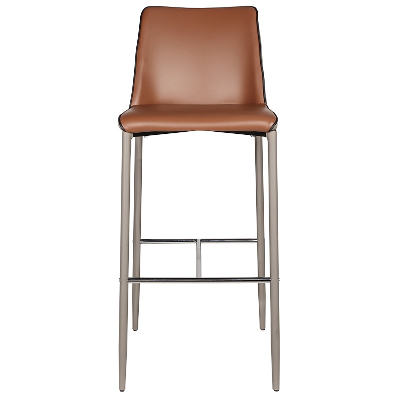 和顿 北欧吧台椅现代简约家用时尚厨房岛台高脚凳ins靠背轻奢网红酒吧椅创意酒吧椅子现代简约HD-702