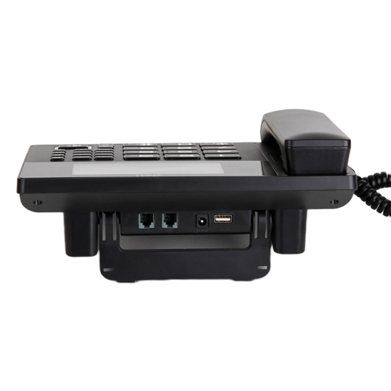 得力（deli）799录音电话机 办公录音固话录音座机 黑色