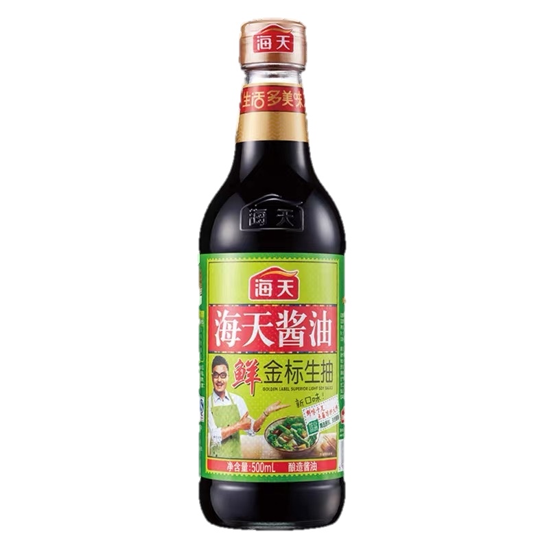 海天鲜金标生抽500ml