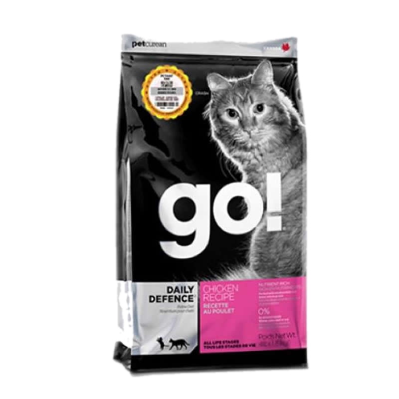 [正品无标]原装加拿大进口Petcurean Go 九种肉无谷全猫粮8磅3.63kg无谷肉全猫粮健康无限系列猫干粮