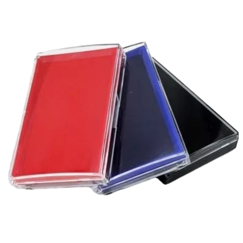 得力大号快干印台(红色/118*68mm) 9864