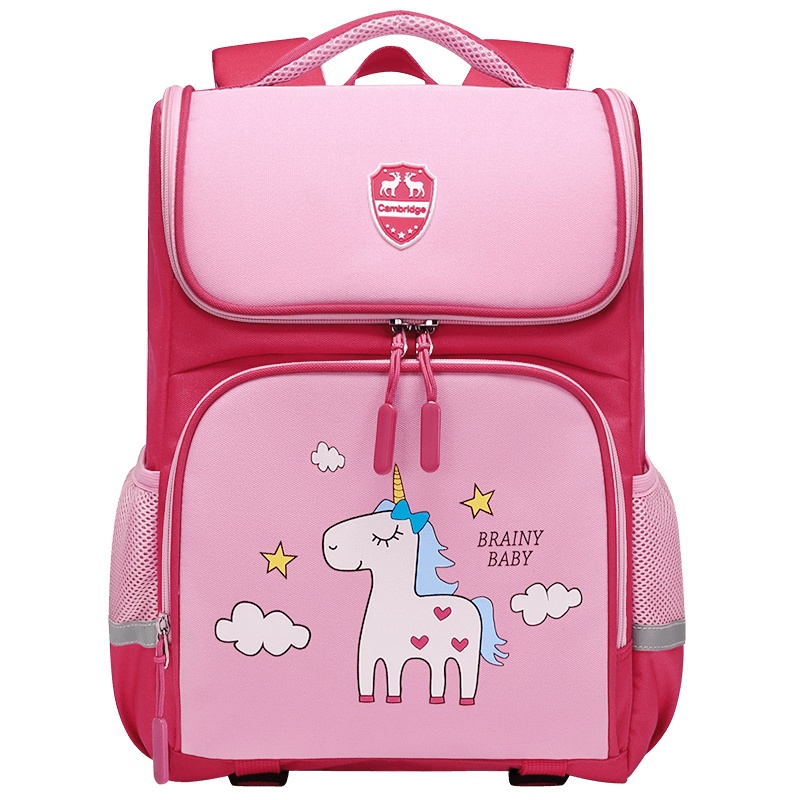 第九城（V.NINE）小学生书包大容量男女孩儿童卡通图案防泼水双肩包