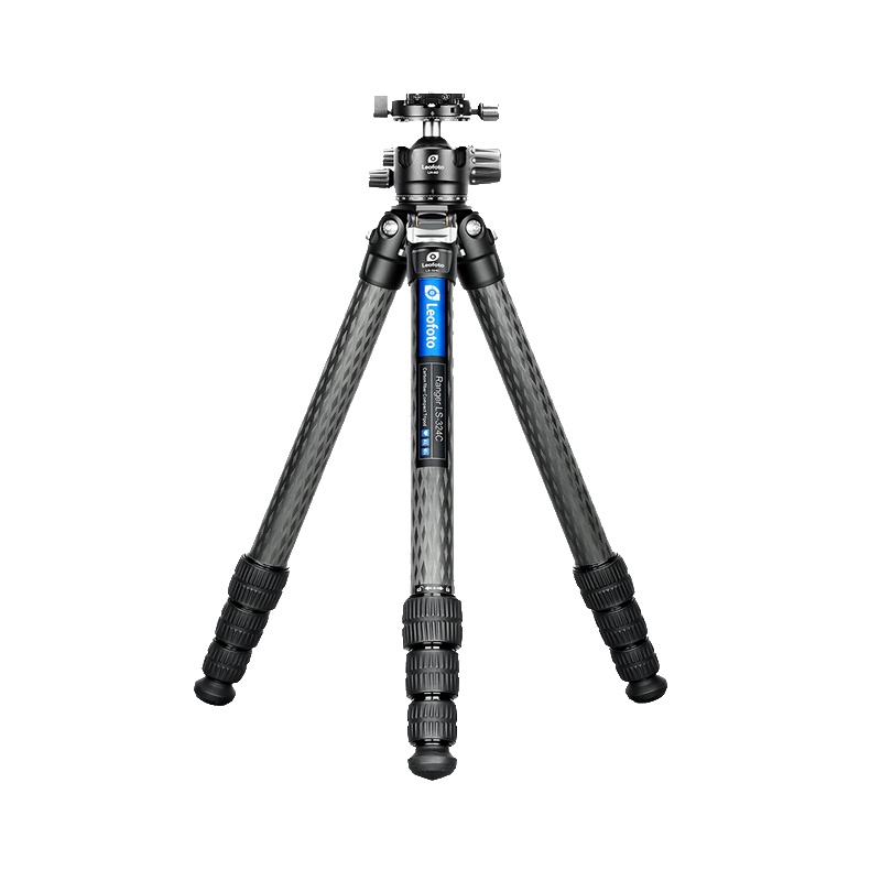 徕图 leofoto LS-324C 单反微单无中轴碳纤维三脚架摄影三脚架 紧凑便携轻便 LS-324C+40R