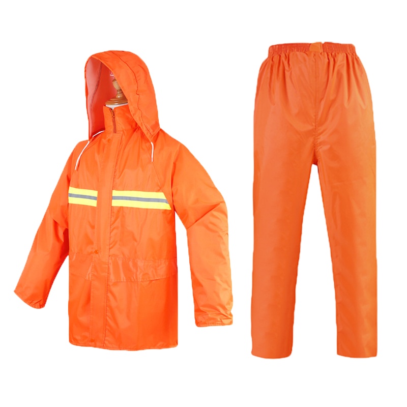 雷赢（LEIYING）雨衣套装带反光条 L码