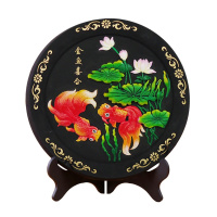 SCP SCP0121 花好月圆活性炭雕创意工艺品摆件办公家居装饰品摆台218*20mm (个)