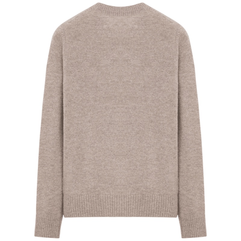 ERDOS 圆领动物图案女羊绒针织衫保暖舒适纯山羊绒