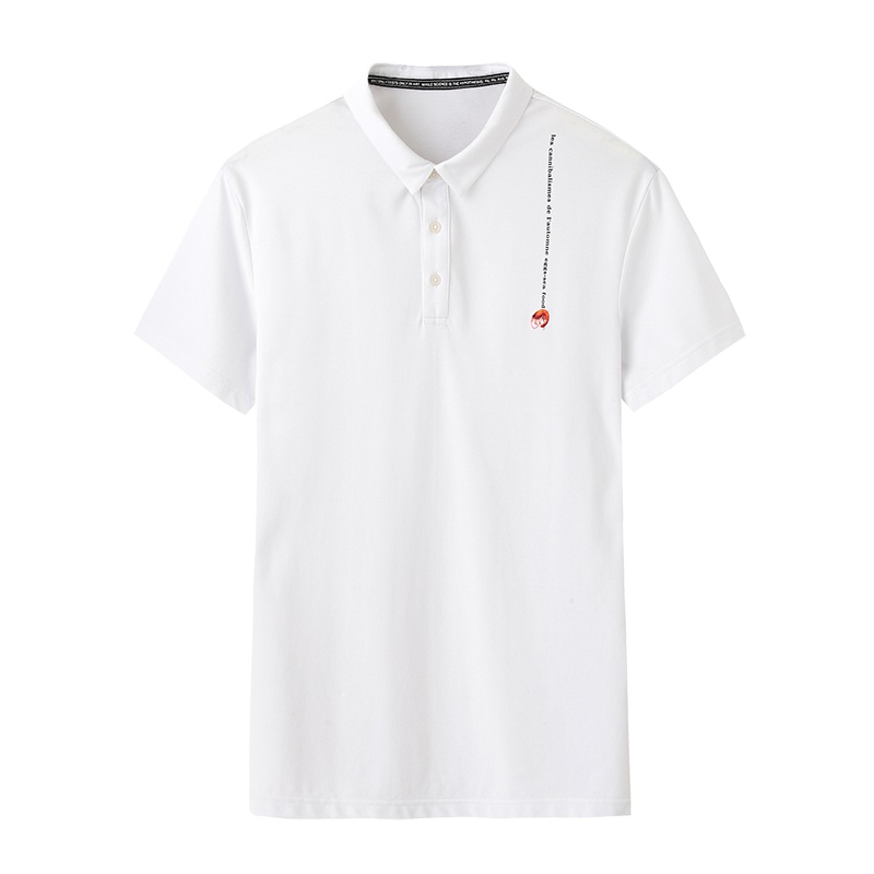 马克华菲Polo衫男士夏季趣味刺绣短袖T恤港风上衣男潮