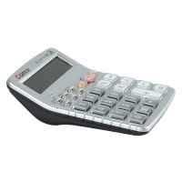齐心 C-1260 经典语音王计算器 银色