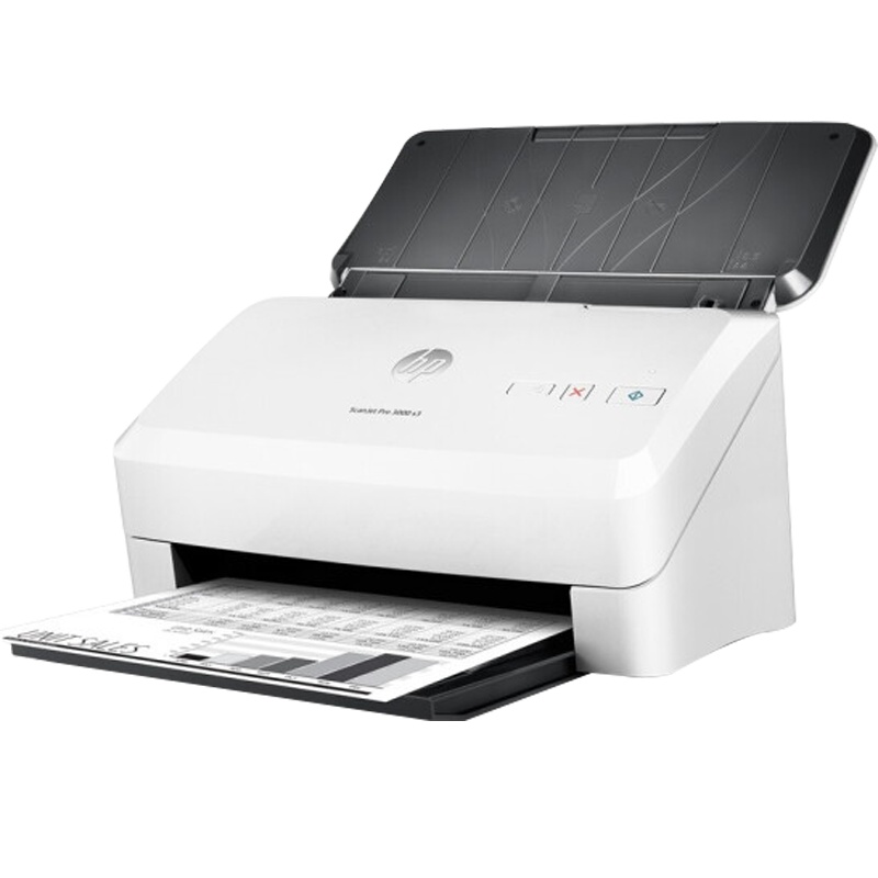 惠普（HP）3000s3扫描仪 馈纸式 A4彩色高清高速 办公平板连续馈纸 5000s3升级款 2500f1 2000s