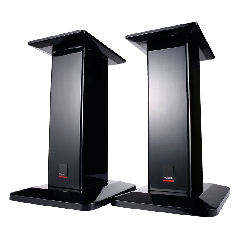 麦博microlab 电脑音箱 SOLO9C木质音箱支架 黑